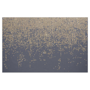 Tissu Parties scintillantes scintillantes Ombre d'or de
