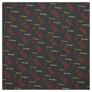 Tissu Pas de justice Pas de paix