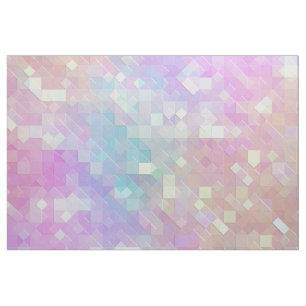 Tissu pastel holo sparkle mosaïque :