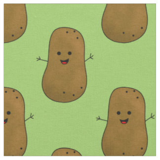Tissu Patate Douce Heureuse