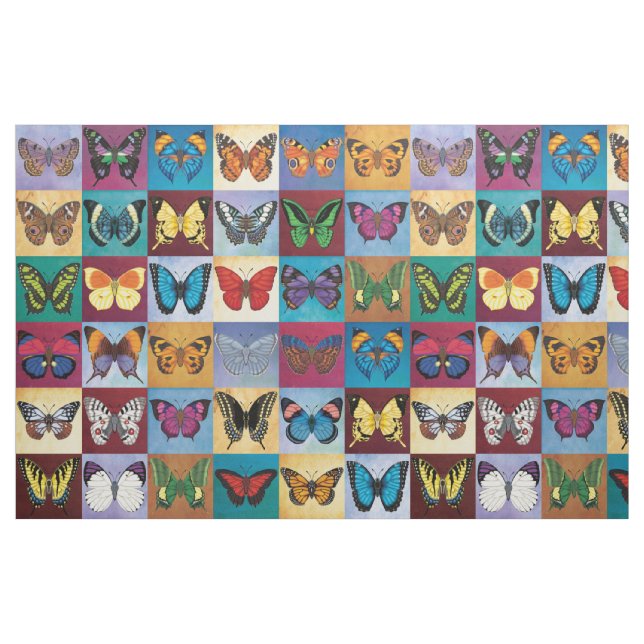 Tissu Patchwork de papillon (Fat Quarter)