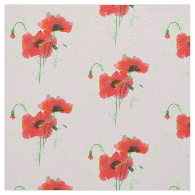 Tissu Pavot (Échantillon)
