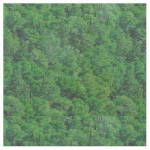 Tissu Paysage de la forêt feuillue