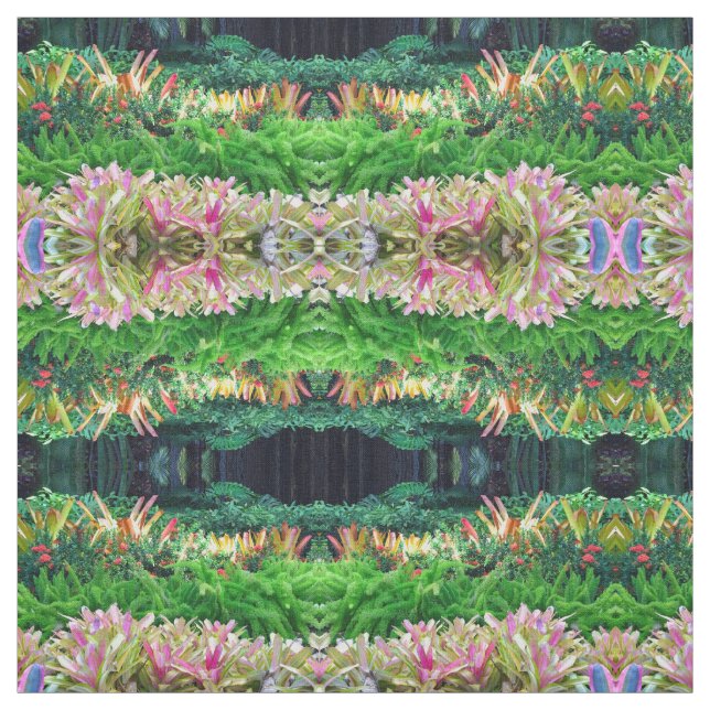 Tissu Paysage tropical (Échantillon)