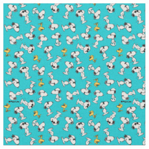 Tissu Peanuts Lunettes de soleil Snoopy et Woodstock