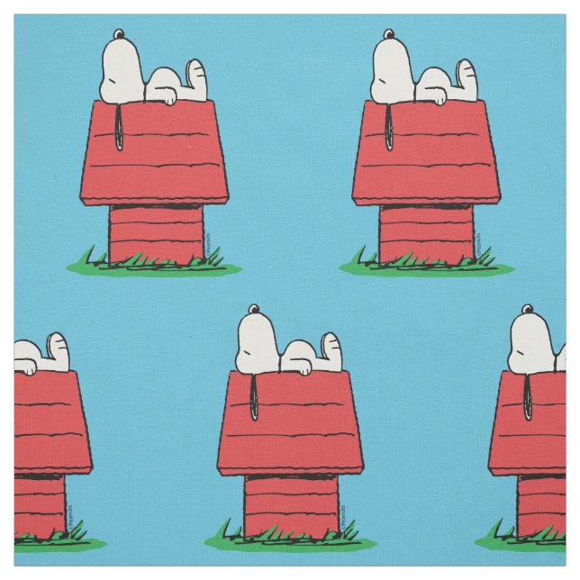 Tissu Peanuts | Snoopy Napping (Échantillon)