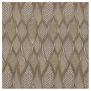 Tissu Peau de serpent stylisée