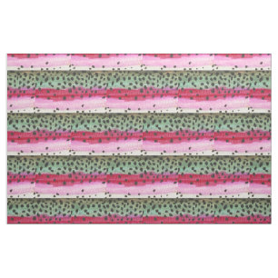 Tissu Pêche à la truite arc-en-ciel