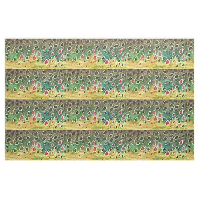 Tissu Pêche à la truite Brown (Yard)