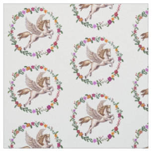 Tissu Pegasus le cheval à ailes de la mythologie grecqu