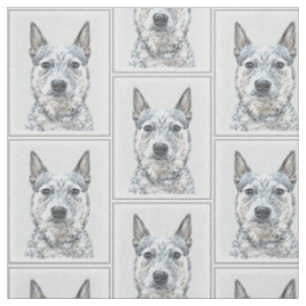 Tissu Peinture australienne sur le chien de bétail - Be