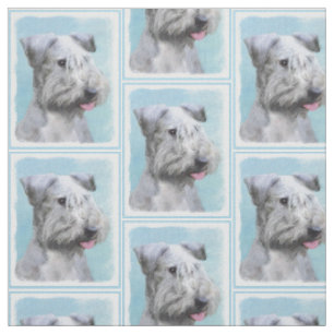 Tissu Peinture Cesky Terrier - Cute Original Chien Art