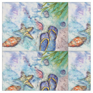 Tissu Peinture d'aquarelle de bascule électronique d'î