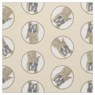 Tissu Peinture de boxer peint peint cousu rogné amarré m