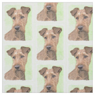 Tissu Peinture de Terrier irlandais - Cute Original Dog
