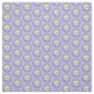 Tissu Peinture originale de Chien par un récupérateur 