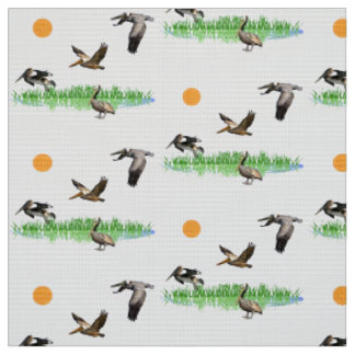 Tissu Pélicans d'observateur d'oiseau