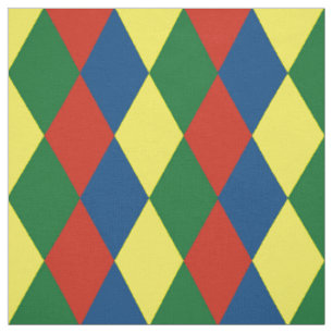 Tissu Péniche étroite à motif diamants Harlequin