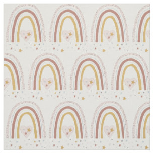 Tissu Pépinière de bébés étoile arc-en-ciel étoil