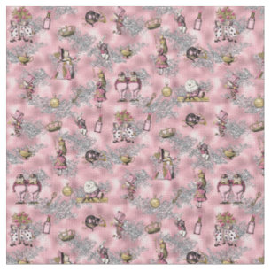Tissu Personnage d'Alice au pays des merveilles sur le r