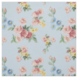 Tissu Personnalisable floral en pastel Girly - arrière