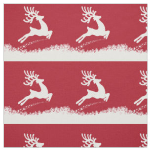 Tissu personnalisé Jumping Reindeer