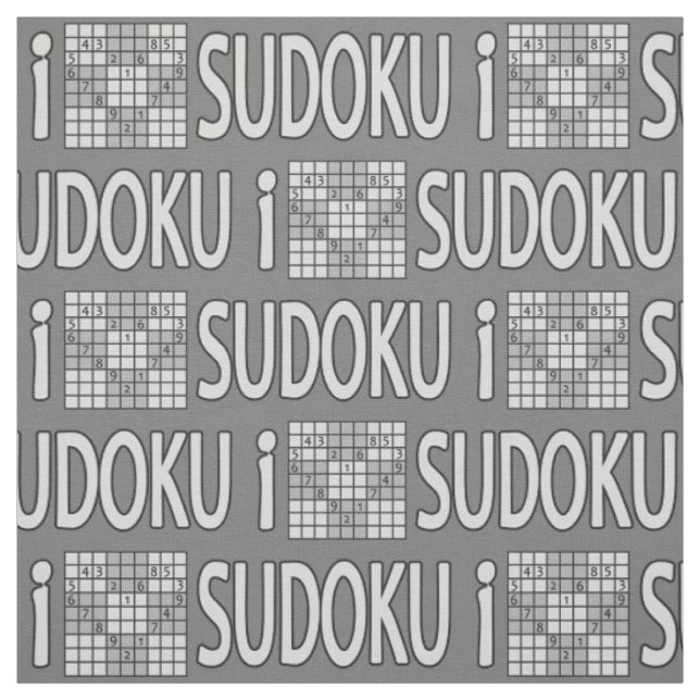 Tissu personnalisé SUDOKU (Échantillon)