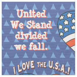 Tissu Personnalisé USA Patriotic Design