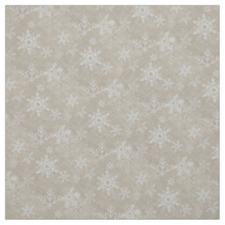 Tissu Petit collage de flocons de neige de Noël