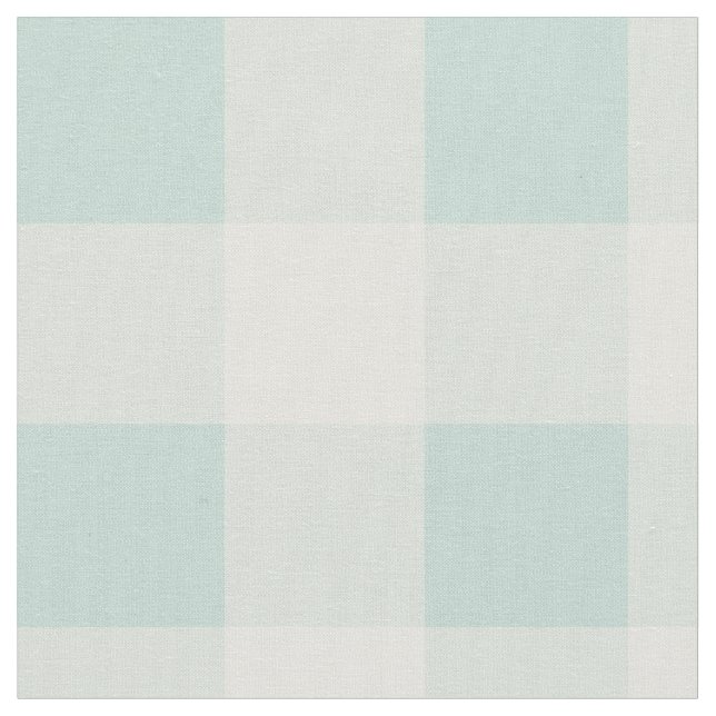 Tissu Petit Tampon Buffalo Check - sarcelle douce (Fermer)