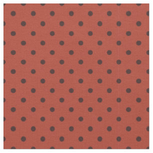 Tissu Petite rouille Motif pois