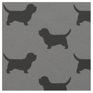 Tissu Petites silhouettes de Vendeen PBGV de griffon de
