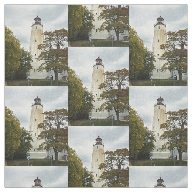 Tissu Phare de Sandy Hook (Échantillon)