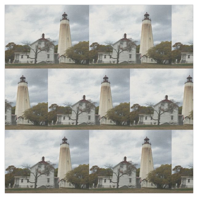 Tissu Phare de Sandy Hook (Échantillon)