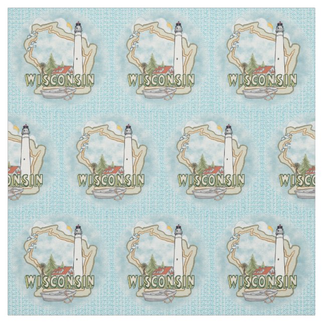 Tissu Phare du Wisconsin (Échantillon)
