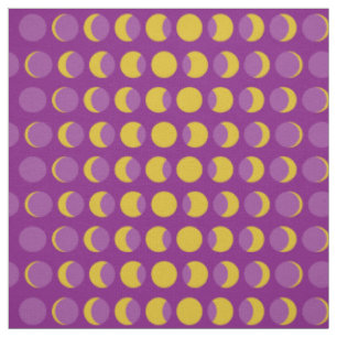 Tissu Phases de la lune Moderne du milieu du siècle