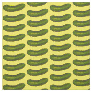 Tissu Pickle vert Jaune Pickle Crunchy Kosher Pickles