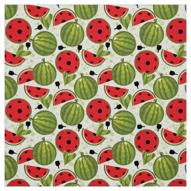 Tissu 🍉 pickleball de pastèque - léger (Échantillon)