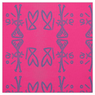 Tissu Pictographe du lac Devils Rouge