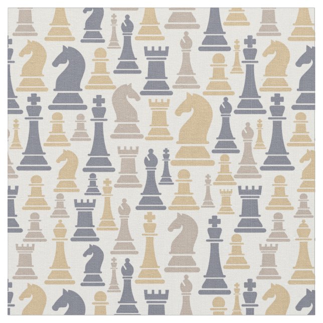 Tissu Pièces d'échecs (Fermer)