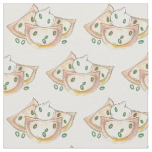 Tissu Piérogies polonaises Dumpling Pomme de terre Piero