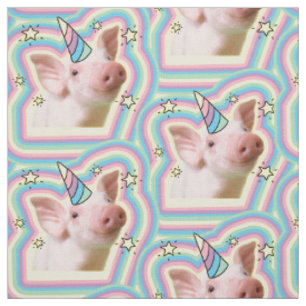Tissu Piglet magique Unicorn