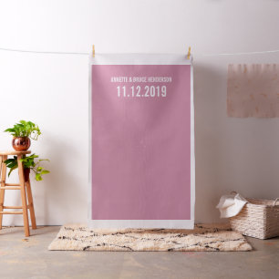 Tissu Pink chic do-it-yourself Mariage Photo Booth Arriè