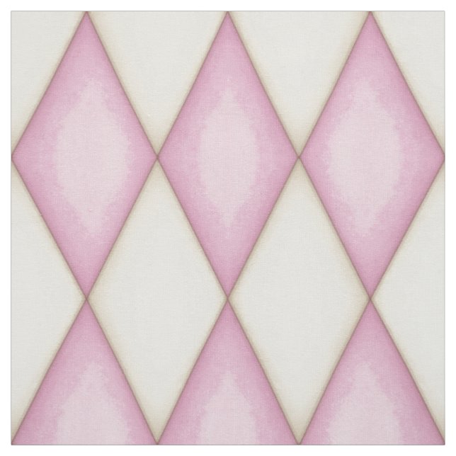 Tissu Pink Diamond Check Médiéval Fairytale Princess (Échantillon)