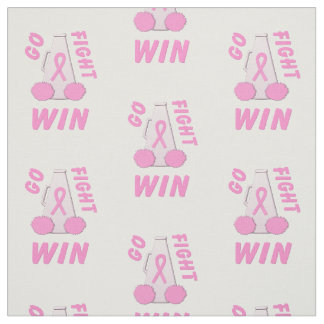 Tissu Pink Go Fight Win Megaphone