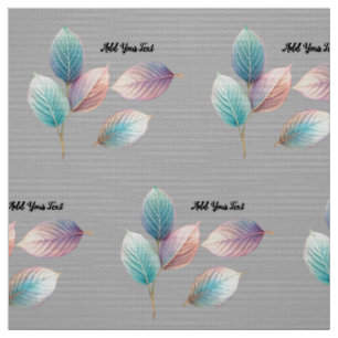Tissu Pink Lavender Green Pastels Mariage d'aquarelle