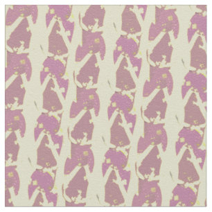Tissu Pink n Flipflops jaune Motif Abstrait