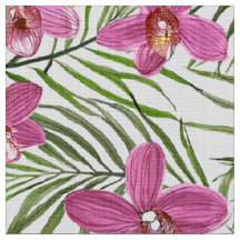 Pink orchid pattern