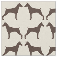 Pinscher Doberman | Silhouettes de Chien Motif