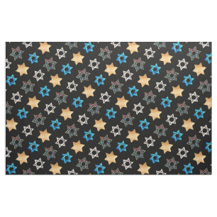 Tissu PixDezines Faux Gold Star de David/do-it-yourself